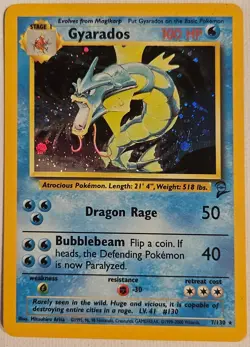 ​Vtg Pokemon Card Holo Lot - Base Set 2 Blastoise Venusaur Gyarados Wigglytuff - Image 5