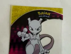 MEWTWO #150 PC5 - BLUE LOGO - translucent/clear - TOPPS POKEMON CARD - - Image 3