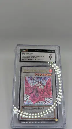 Yu-Gi-Oh 1st Edition CGC 9 Black Rose Dragon Ultimate Rare - Image 3