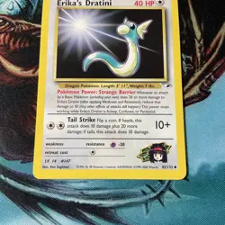 ERIKA’S DRATINI - Gym Heroes Set - 42/132 - Uncommon - Pokemon Card - NM + - Image 3