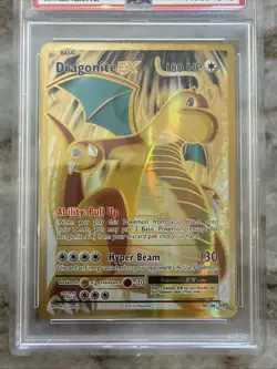 Pokemon Dragonite EX Full Art 106/108 Evolutions Ultra Rare Holo English PSA 9 - Image 3