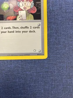 Neo Genesis 1st Edition Mary Trainer Card Pokemon TCG 87/111 - Image 4