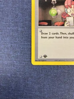Neo Genesis 1st Edition Mary Trainer Card Pokemon TCG 87/111 - Image 5