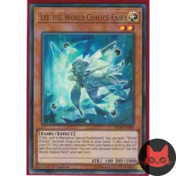 Yugioh Lee the World Chalice Fairy MP18-EN048 Ultra Rare 1st Edition NM - Image 1
