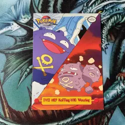 1999 Topps Pokemon Trading Card TV13 #109 Koffing #110 Weezing 0002 - Image 1