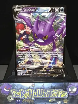 Pokemon Card Crobat V TG20/TG30 Lost Origin Full Art Rare PRINT ERROR - Image 1