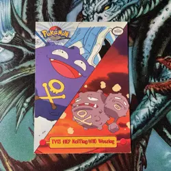 1999 Topps Pokemon Trading Card TV13 #109 Koffing #110 Weezing 0001 - Image 2