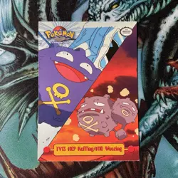 1999 Topps Pokemon Trading Card TV13 #109 Koffing #110 Weezing 0001 - Image 3