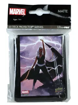 Upper Deck Marvel Deck Protector Collectible Card Sleeves Storm X-Men 65 Count - Image 1