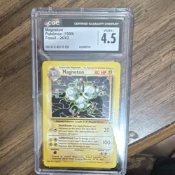 Magneton Holo 11/62 CGC 4.5 Fossil 1999 Vintage Graded Pokemon Card Slab - Image 1