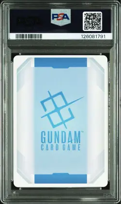 Gundam Card Game PSA10 Parallel Beta Version Kakugo no Araware Ultra Rare - Image 2