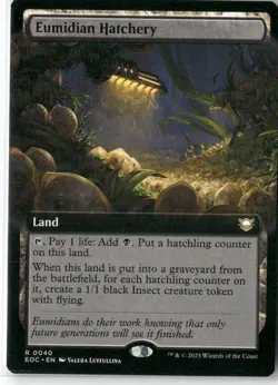 Eumidian Hatchery (Extended Art) | | Commander: Edge of Eternities | 40 | NM - Image 1