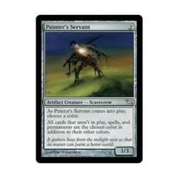 WotC MtG Shadowmoor Painter's Servant (R) (Foil) EX - Image 1