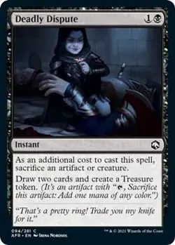 Deadly Dispute 94 NM Adventures in the Forgotten Realms MTG Magic: The Gathering - Image 1