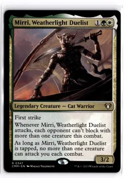 Mirri, Weatherlight Duelist 347 Rare Commander Masters Magic: The Gathering NM - Image 1