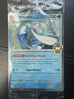 Pokemon Primarina 020 Pitch Black Boxlunch Cosmos Promo Barnes & Noble Hot Topic - Image 1