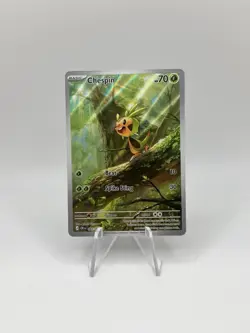 Chespin Illustration Rare 087/086 Pokemon Chaos Rising English NM - Image 1