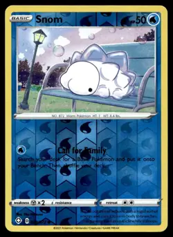 Snom Shining Fates Reverse Holo 029/072 Pokemon TCG - Image 1