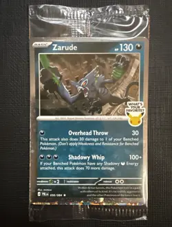 Pokemon Zarude GameStop Promo Pitch Black Cosmos Holo - Image 1