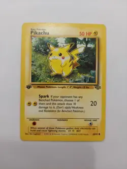 Pokemon TCG Pikachu 60/64 Jungle Common Regular English 1999 1st Edition - Image 1