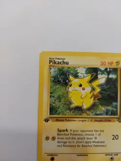 Pokemon TCG Pikachu 60/64 Jungle Common Regular English 1999 1st Edition - Image 2
