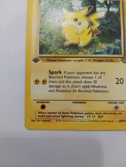 Pokemon TCG Pikachu 60/64 Jungle Common Regular English 1999 1st Edition - Image 5