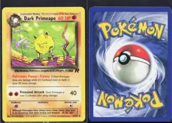 DARK PRIMEAPE 43/82 UC TEAM ROCKET POKEMON UNLIMITED LP/NM - Image 1