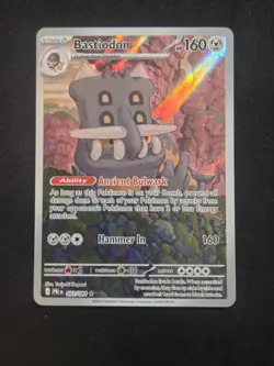 Pokemon Pitch Black Bastiodon 093/084 Illustration Rare IR NM - Image 1