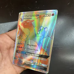 Charizard GX Secret Rare Full Art Holo 150/147 SM Burning Shadows (English) - Image 3