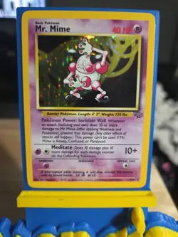 Pokemon TCG Mr. Mime Jungle 6/64 Holo Unlimited Holo Rare - Image 2