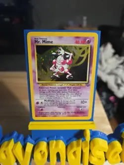 Pokemon TCG Mr. Mime Jungle 6/64 Holo Unlimited Holo Rare - Image 3