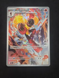Pokemon ME05 Pitch Black Armarouge 086/084 Illustration Rare NM - Image 1