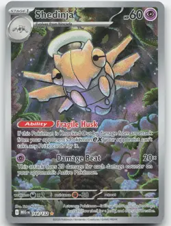 Shedinja 144/132 Illustration Rare Mega Evolution Pokemon Holo Near Mint - Image 1