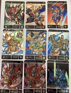 Gundam Trading Card SD Gundam Side Story Carddass 38 Cards - Image 4