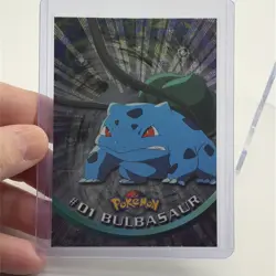Bulbasaur #01 Topps TV Animation Edition Black Label Pokemon Card - Image 4