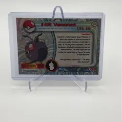 Venonat #48 Topps TV Animation Edition Black Label Pokemon Card - Image 5