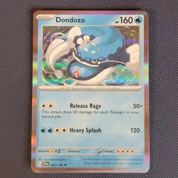 Dondozo 061/198 - Scarlet & Violet - Rare Holo Pokemon Card - NM - Image 1