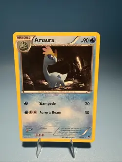 Amaura 25/111 Pokemon Uncommon XY - Furious Fists Card LP - Image 1