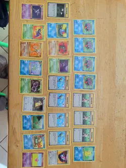 First Edition Pokemon Card Lot Including Rares LP Fossil Jungle Team Rocket - Image 1