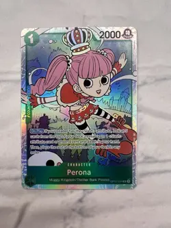 One Piece CCG Perona OP12-034 Special Holo Character Card Standard - Image 1