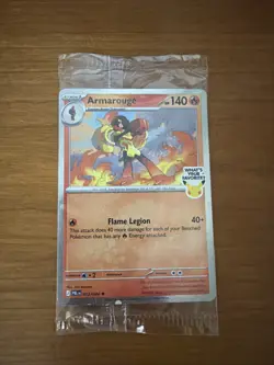 Armarouge Pokemon Best Buy Promo Card 2026 Pitch Black SEALED NM - Image 1