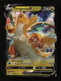 Dragonite V SWSH235 Holo Promo Sword & Shield Promo Pokemon Cards - Image 1
