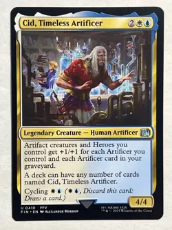 MTG - Cid, Timeless Artificer (0410) - Final Fantasy - NM - Magic the Gathering - Image 1
