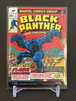 MTG Marvel Super Heroes King T’Challa Black Panther Classic Comic MSH NM #399 - Image 1