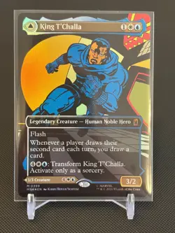MTG Marvel Super Heroes King T’Challa Black Panther Classic Comic MSH NM #399 - Image 2