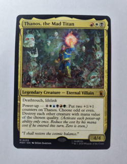 Thanos, the Mad Titan Marvel Super Heroes Mythic Legendary Creature 0233 - Image 1