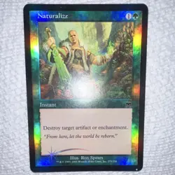Wizards of the Coast Magic: The Gathering Naturalize Onslaught Foil English #275 - Image 3
