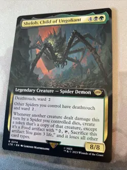 MTG Shelob, Child of Ungoliant *EXTENDED ART* The Lord of the Rings 0374 NM - Image 4