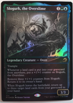 MTG- Slogurk, the Overslime - FOIL SHOWCASE NM Eng MTG - Midnight Hunt - Image 1