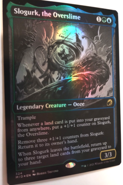 MTG- Slogurk, the Overslime - FOIL SHOWCASE NM Eng MTG - Midnight Hunt - Image 3